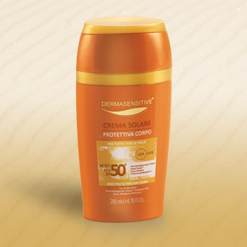 crema solare protettiva corpo 50+